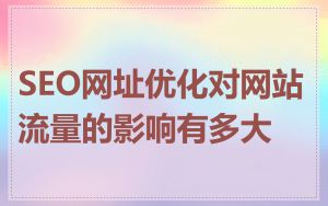 SEO网址优化对网站流量的影响有多大