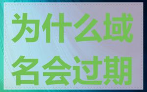 为什么域名会过期