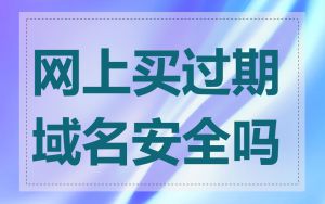 网上买过期域名安全吗